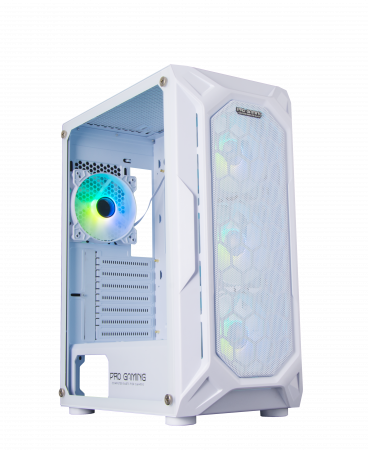 Calculatoare gaming - Calculator ProGaming FrostNova Hive White Core i7-11700, 32GB DDR4, 1TB SSD, RTX 3060 12GB GDDR6, Wi-Fi 6, Windows 11