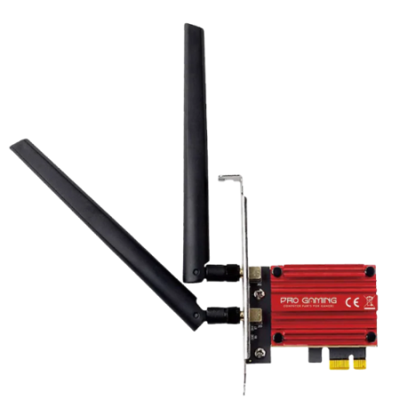 Placi de retea - Placa de retea Wireless AX3000, Pro Gaming, Bluetooth 5.2, Wi-Fi 6, PCIe, 3000 Mbps, 2 antene Wi-Fi, compatibil Windows 11/10