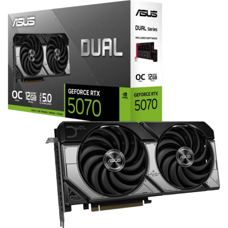 Placi Video - Placa video ASUS GeForce RTX 5070 DUAL OC 12GB GDDR7 192-bit DLSS 4.0