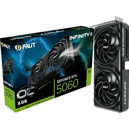 Placi Video - Placa video Palit GeForce RTX 5060 Infinity 2 OC 8GB GDDR7 128-bit DLSS 4.0
