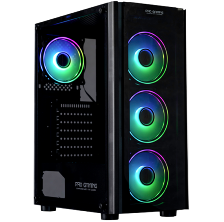 Calculatoare gaming - Sistem Desktop PC Gaming Blaze Intel Core i7-9700, 32GB DDR4, 1TB SSD, Placă Video Vega 56 8GB GDDR5 256bit, Wi-Fi 6, Windows 11