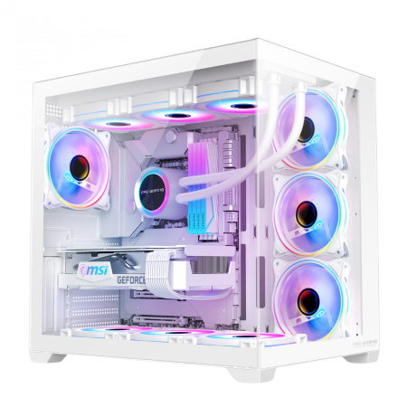 Calculatoare gaming - Sistem Desktop PC Gaming Elite Intel Core i9-14900F , 64GB RAM DDR4, 2TB SSD, Placă Video RTX 5060 Ti 8GB GDDR6, Wi-Fi 6, Windows 11