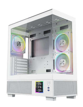 Calculatoare gaming - Sistem Desktop PC Gaming Kian v2 Intel Core i5-14400, 32GB DDR4, 1TB SSD, Placă Video RTX 5060 8GB GDDR7, Wi-Fi 6, Windows 11