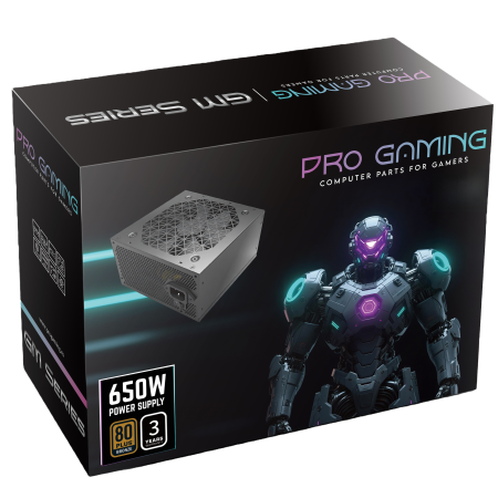 Sursa alimentare ProGaming 650W, 80+ Bronze, DC-DC, Active PFC,Negru [1]