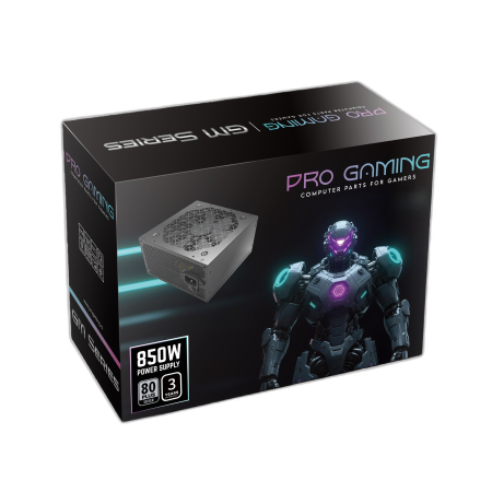 Sursa alimentare ProGaming 850W, 80+ Silver, DC-DC, Active PFC,Negru [1]