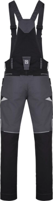 Pantaloni cu salopete ARDON®REFIWAN® gri închis [2]