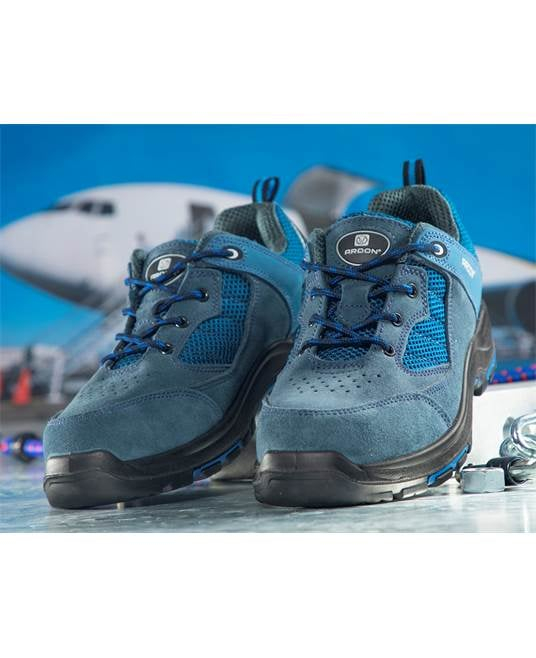 Pantofi de protectie cu bombeu metalic si lamela antiperforatie metalica TURNER S1P SRC [4]