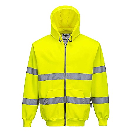 Protectie corp - Hanorac Hi-Vis cu Fermoar Frontal, PORTWEST B305YER