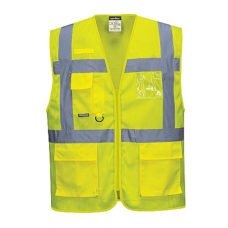 Veste reflectorizante - Vesta Athens Hi-Vis Mesh Executive Vest , PORTWEST C376YER