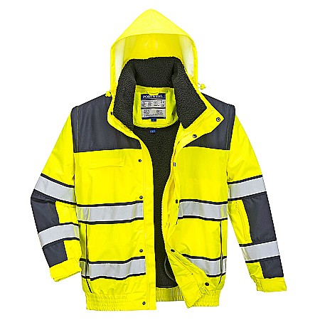 Jachete reflectorizante - Jacheta Bomber Hi-Vis Classic , PORTWEST C466YNR