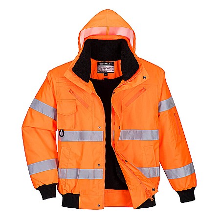 Jachete reflectorizante - Jacheta 3 in 1 Hi-Vis Bomber , PORTWEST C467ORR