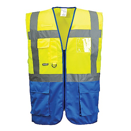 Veste reflectorizante - Vesta Warsaw Hi-Vis Contrast Executive Vest , PORTWEST C476YRB