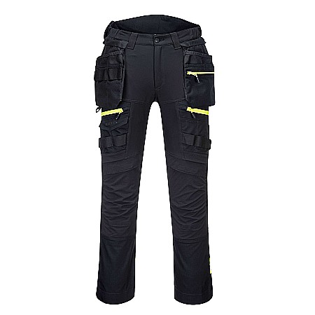 Pantaloni de lucru - DX4 Pantaloni cu buzunar detașabil pentru tocuri detașabile DX4, PORTWEST DX440BKR