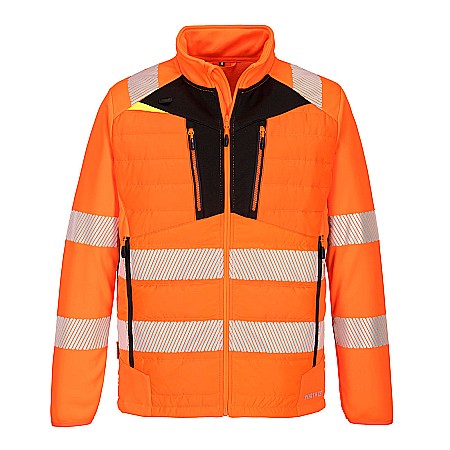 Jachete de lucru - DX4 Jachetă Buffle Hibrid Hi-Vis, PORTWEST DX473OBR
