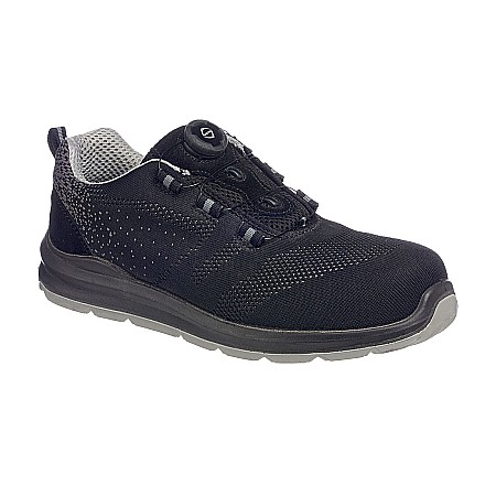 Protectie tip S1P - Portwest Compositelite Wire Lace Safety Trainer Knit S1P, PORTWEST FT08BGY