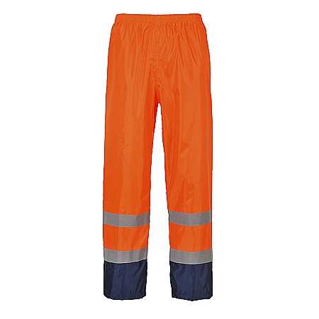 Pantaloni reflectorizanti - Pantaloni de Ploaie Hi-Vis Classic Contrast, PORTWEST H444ONR