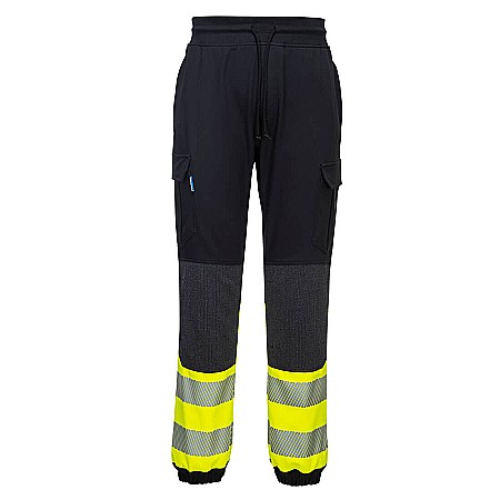 Pantaloni reflectorizanti - Pantaloni PW3 Hi-Vis Flexi Class 1 Jogger, PORTWEST KX341KYR