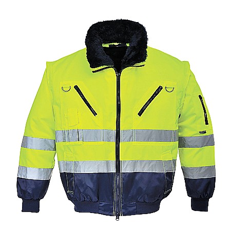 Jachete reflectorizante - Jacheta Pilot 3 in 1 Hi Vis, PORTWEST PJ50YNR