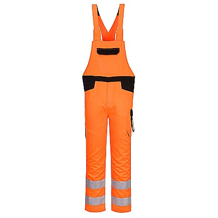 Costume de lucru si combinezoane - PW2 Pantaloni cu Bretele Hi-Vis, PORTWEST PW244OBR