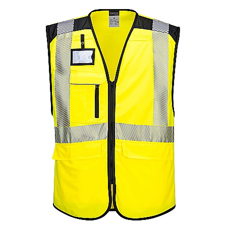 Veste reflectorizante - PW3 Vesta Executiv HiVis , PORTWEST PW309YBR