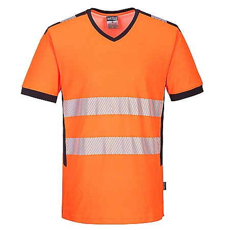 Tricouri reflectorizante - Tricou HiVis în V PW3, PORTWEST PW310OBR