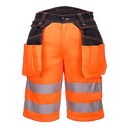 Pantaloni scurti - PW3 Hi-Vis Pantaloni Scurti Holster, PORTWEST PW343OBR