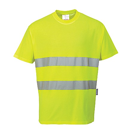 Tricouri reflectorizante - Tricou din bumbac Comfort , PORTWEST S172YER