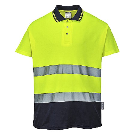 Tricouri polo - Tricou Polo Bumbac Confort Bicolor, PORTWEST S174YNR