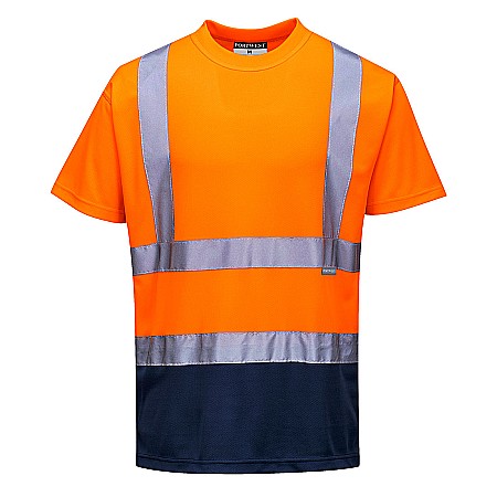 Tricouri reflectorizante - Tricou in Doua Nuante, PORTWEST S378ONR