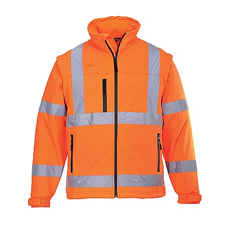Jachete softshell - Jacheta Softshell HiVis  (3L), PORTWEST S428ORR