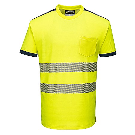 Tricouri si camasi - PW3 Tricou HiVis S/S, PORTWEST T181YNR