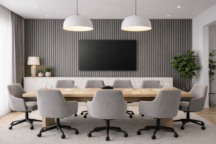 RIFLAJ ACUSTIC – PROTEKA, 2400 x 560 x 20 mm, stejar gri [8]