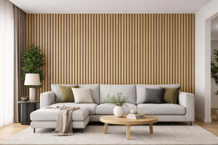 RIFLAJ ACUSTIC – PROTEKA, 2400 x 560 x 20 mm, stejar natur [4]