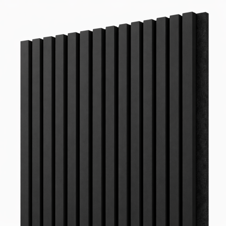 RIFLAJ ACUSTIC – PROTEKA, 2400 x 560 x 20 mm, negru mat [1]
