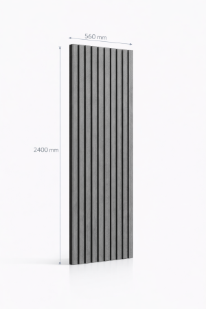 Decoratiuni interioare - RIFLAJ ACUSTIC – PROTEKA, 2400 x 560 x 20 mm, stejar gri