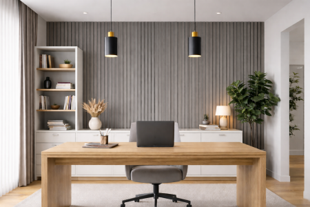 RIFLAJ ACUSTIC – PROTEKA, 2400 x 560 x 20 mm, stejar gri [6]