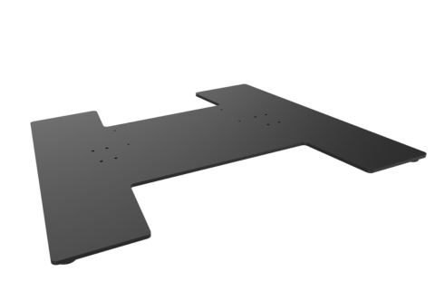 Accesorii - Bază de podea pentru standuri motorizate 60 & 120kg Multibrackets MB-8496, oțel, negru