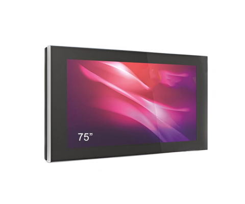 Carcase de protecție de interior pentru display-uri - Carcasa de interior de perete Z04 Z04H(V)75N-SBB, compatibil 75", oțel, peisaj/portret