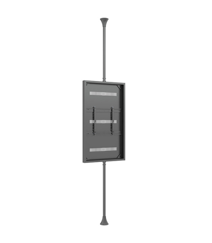 Carcase de protecție de interior pentru display-uri - Carcasă de interior pentru LCD tavan-la-podea Multibrackets MB-5711, compatibil 65", oțel, peisaj/portret, negru, 35 kg