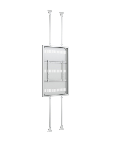 Carcase de protecție de interior pentru display-uri - Carcasă de interior pentru LCD tavan-la-podea Multibrackets MB-5742, compatibil 75", oțel, peisaj/portret, alb, 35 kg