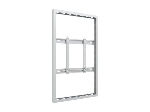 Carcase de protecție de interior pentru display-uri - Carcasa de perete Multibrackets MB-6701, compatibil 55", indoor, oțel, peisaj/portret, alb, 15 kg