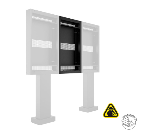 Kiosk și totem digital pentru interior și exterior - Carcasa Exterior ecran de mijloc Multibrackets MB-8359 pt.Samsung 55" OH55 A-S/DX, compatibil 55", peisaj/portret