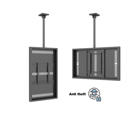 Accesorii - Carcasa LCD de Interior cu montare pe tavan Multibrackets MB-3311, compatibil 55", oțel, peisaj/portret, negru, 22 kg