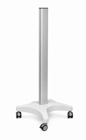 Accesorii - Coloana si baza pentru statie de lucru mobilă premium Blackmount MED04-1 17-32" reglabil pe inaltime, max. 10 kg, VESA 75 x 75 mm, oțel, alb, 8 kg