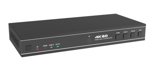 Controllere videowall pentru configurații 2x2, 3x3 și liniare - Controller Video-Wall 2x2.4x1.1x4.3x1.1x3.2x1.1x2 Intrari: 1xHDMI2.0/1xUSB-C 4K@60Hz 4:4:4 HDCP2.2 RS232 TWB14, HDMI/USB-C