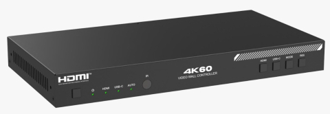 Controllere videowall pentru configurații 2x2, 3x3 și liniare - Controller Video-Wall 2x2 Intrari: 1xHDMI2.0/1xUSB-C 4K@60Hz 4:4:4 HDCP2.2 RS232 TWB110, HDMI/USB-C