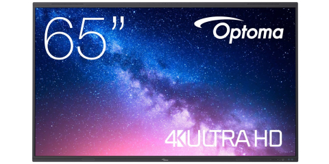 Displayuri interactive profesionale pentru educație și săli de ședințe - Display interactiv 65" OPTOMA Creative Touch 5 5653RK Google EDLA certified, 4K UHD 3840 x 2160, Android 15, 450 cd/m², HDMI/USB-C/Wi-Fi