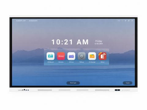 Displayuri interactive profesionale pentru educație și săli de ședințe - Display interactiv EvoBoard TE105YY(-N) 105" format wide 21:9, 5K 5120 x 2160, Android 13, 400 cd/m², HDMI/Wi-Fi/LAN