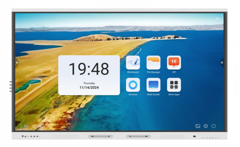 Displayuri interactive profesionale pentru educație și săli de ședințe - Display interactiv EvoBoard TE110YY(-N) 110", 4K UHD 3840 x 2160, Android 13, 400 cd/m², HDMI/Wi-Fi/LAN
