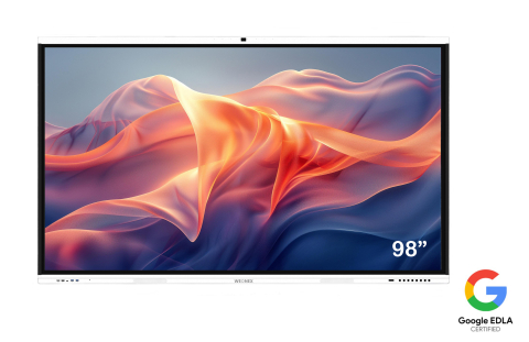Displayuri interactive profesionale pentru educație și săli de ședințe - Display interactiv Weonex WB98EDLA camera 48MP EVOBOARD, 4K UHD 3840 x 2160, Android 14, Wi-Fi